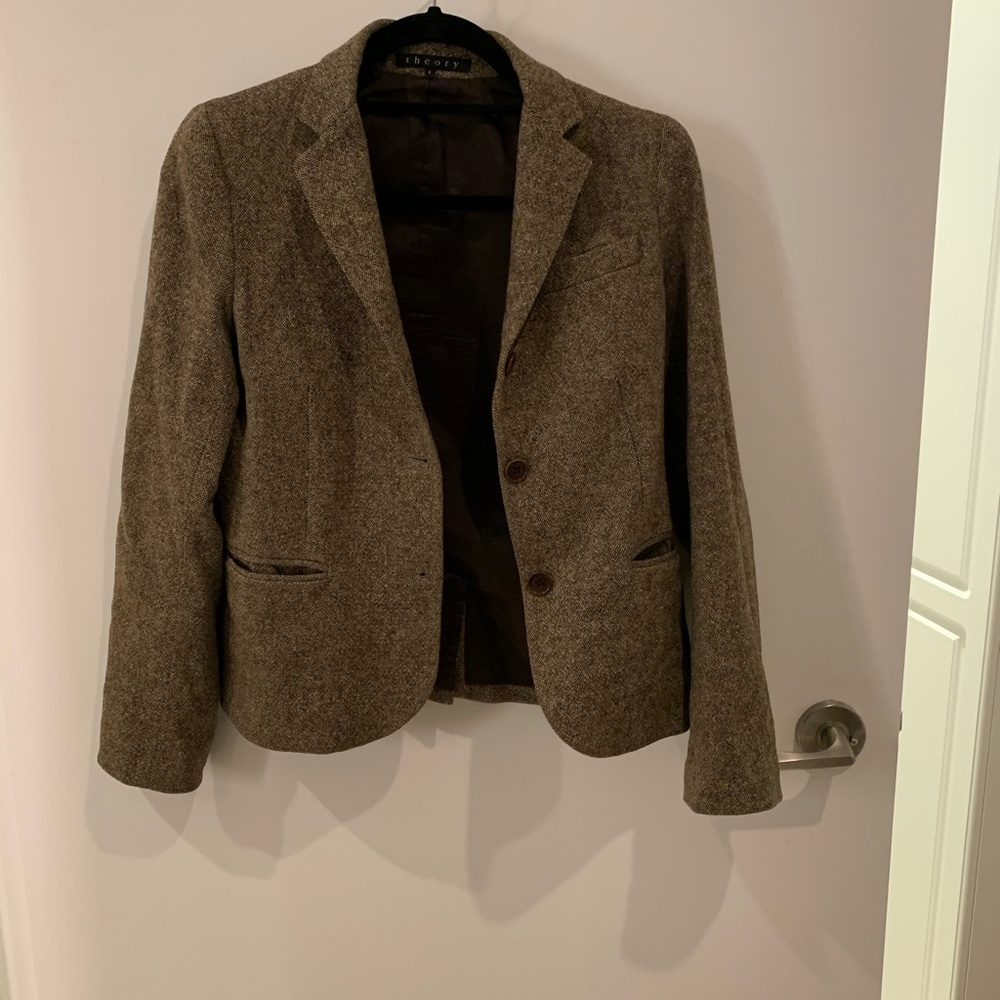 Theory tweed blazer